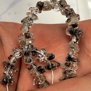 40pcs.  Herkimer Diamond Crystal Beads Lot Bead Bundle